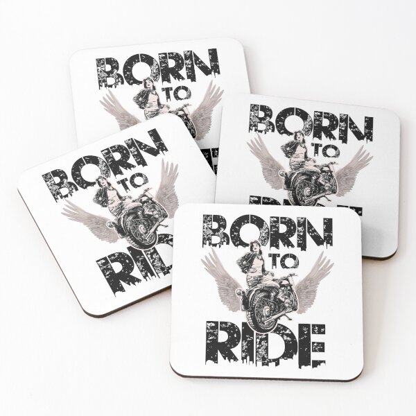 Item preview, motorcycle riding shirt summer badass born to ride designed and sold by la-petite-folie.