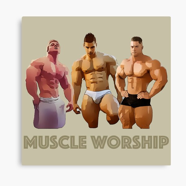 Muscle Worship Canvas Prints for Sale | Redbubble