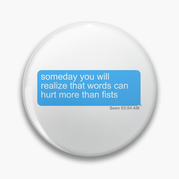 Item preview, Words hurt more than fists designed and sold by Casparbuisness.