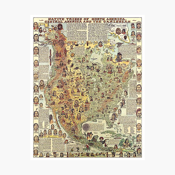 Item preview, Native Tribes Of North America Central America And The Caribbean designed and sold by ArtShare.