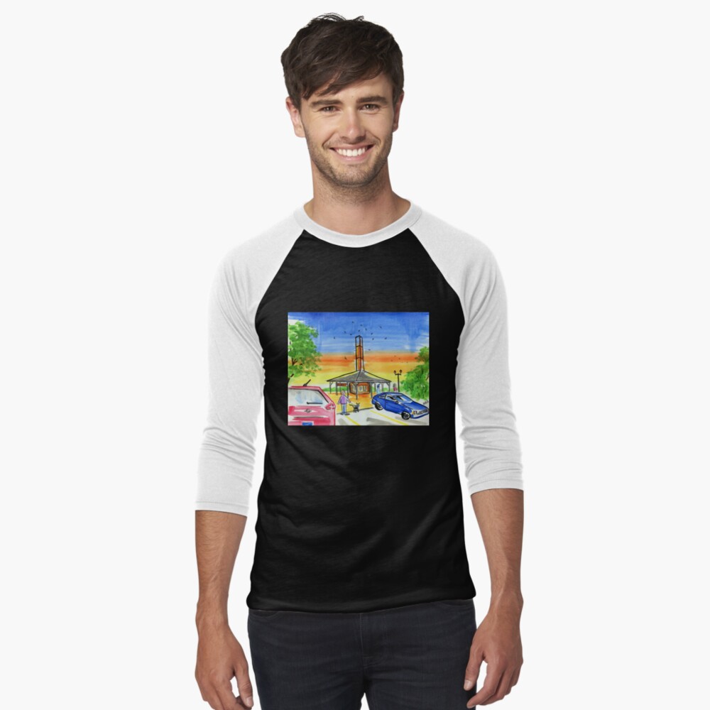 Item preview, Baseball ¾ Sleeve T-Shirt designed and sold by kevinart1.