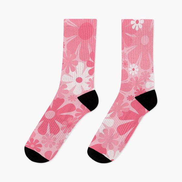 Item preview, Retro 60s 70s Aesthetic Floral Pattern in Candy Pink designed and sold by kierkegaard.