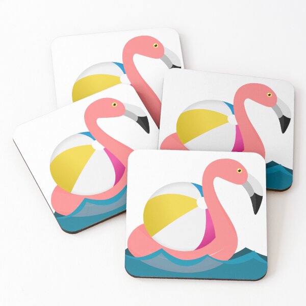 Item preview, Flamingo Inner Tube with Beach Ball designed and sold by Arianna Khalil.