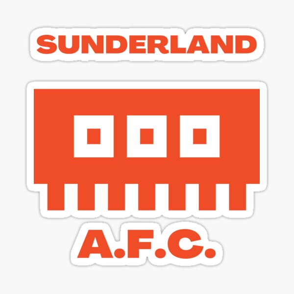 "Sunderland A.F.C." Sticker for Sale by whitefirestorm Redbubble