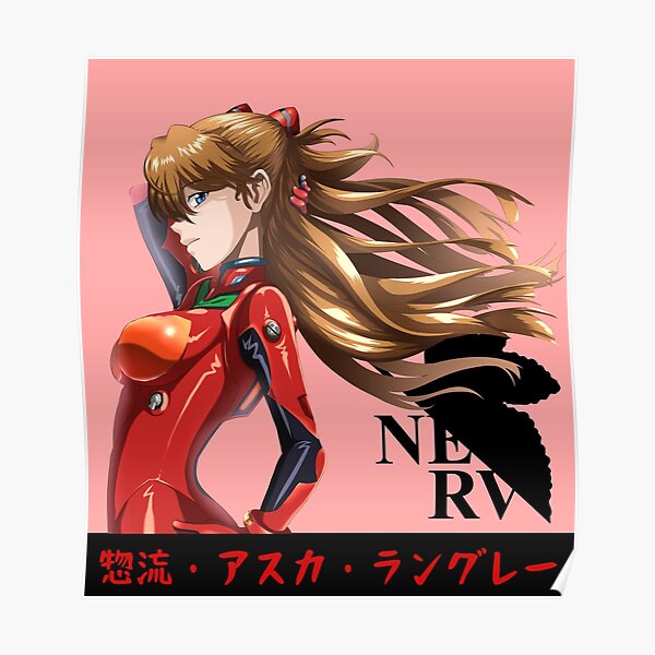 Asuka Langley Sohryu Posters For Sale Redbubble