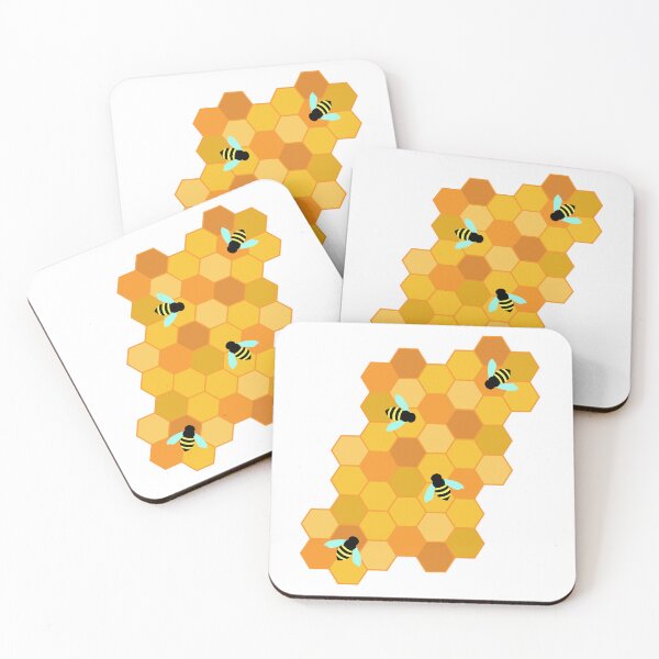 Item preview, Bees and Honeycomb designed and sold by Arianna Khalil.