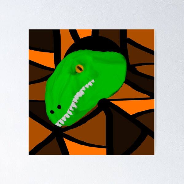 Item preview, Mosaic Pattern With Predatory Dino Artwork33 D1 Production designed and sold by SelfUpgrade.