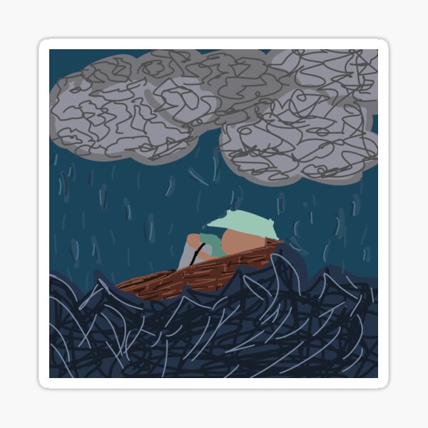 Introvert's Storm Sticker