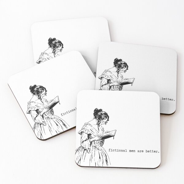 Item preview, Fictional Men Are Better designed and sold by Words and Wit Shop.