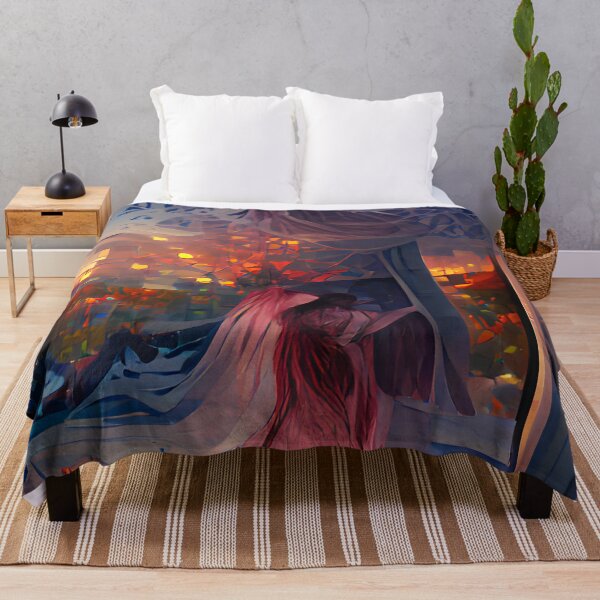 Item preview, Fire at Darkness Creepy Abstract Art designed and sold by CreepyKaleidopi.