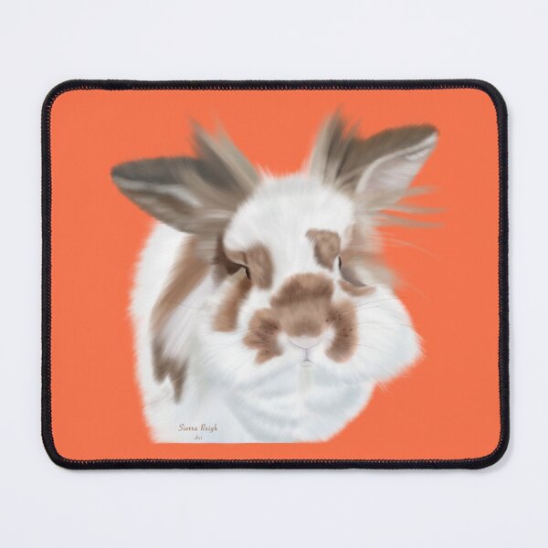 Item preview, Brown and White Lionhead Bunny designed and sold by SierraReighArt.