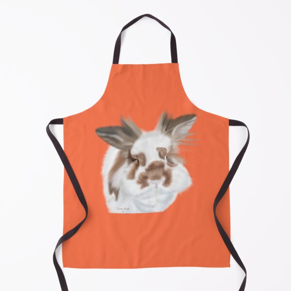 Item preview, Brown and White Lionhead Bunny designed and sold by SierraReighArt.