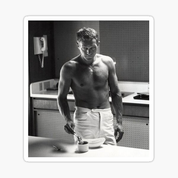 Affiche Steve McQueen Coffee Morning Sticker
