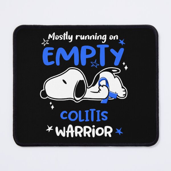 Item preview, Mostly Running on Empty Colitis Warrior designed and sold by Wlsnpeggy.