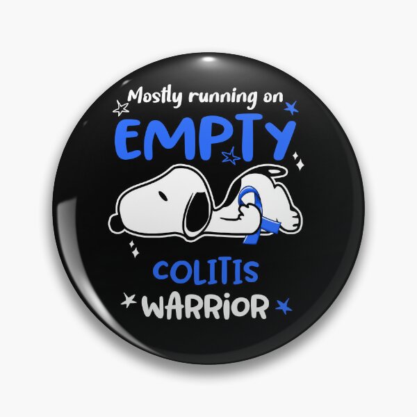 Item preview, Mostly Running on Empty Colitis Warrior designed and sold by Wlsnpeggy.