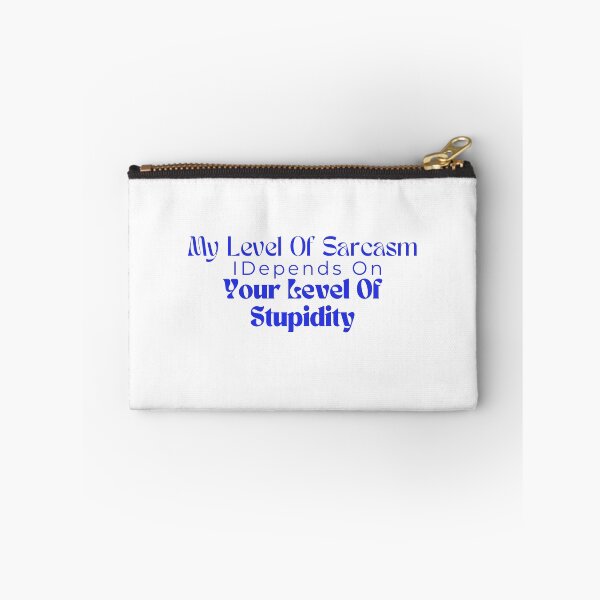 Item preview, My Level Of Sarcasm Depends On Your Level Of Stupidity/ Sarcastic /Funny Quotes /Country Music designed and sold by Alexa5454.