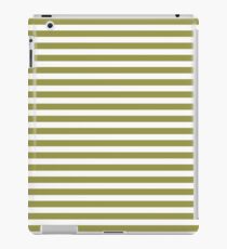 Old Olive - Horizontal Line iPad Case/Skin