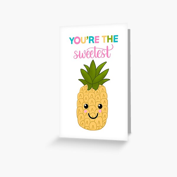 Pineapple Thank You Greeting Card