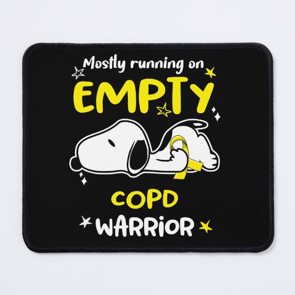 Item preview, Mostly Running on Empty COPD Warrior designed and sold by Wlsnpeggy.