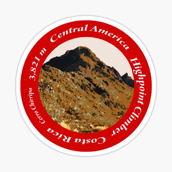 Item preview, Costa Rica Central America Highpoints  designed and sold by janraydesigns.