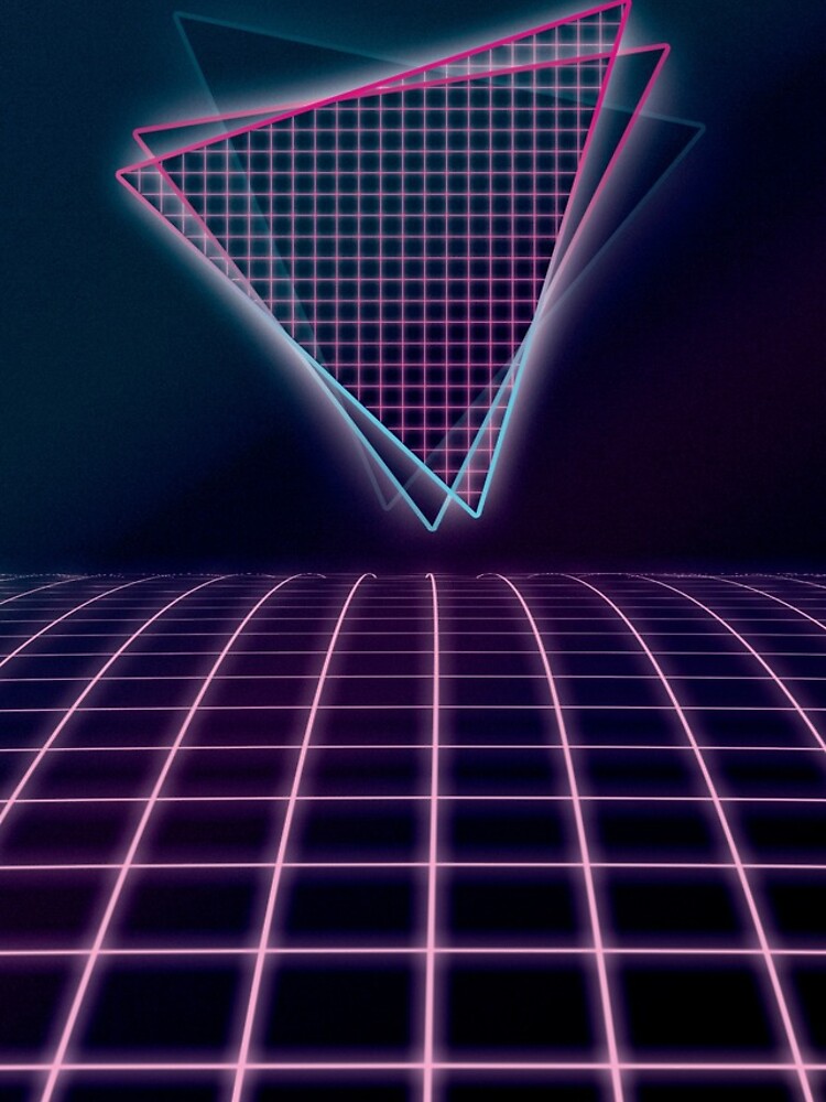 Thumbnail 5 of 5, iPhone Case, Retro 80's triangle designed and sold by KeyboardCommand.