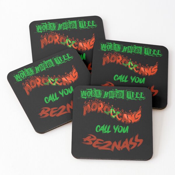 Item preview, Hard Work Till Moroccans Call You BEZNASS  designed and sold by Bradlog.