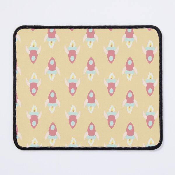 Item preview, Rockets in yellow, pink and mint green designed and sold by Ashleigh Fish.