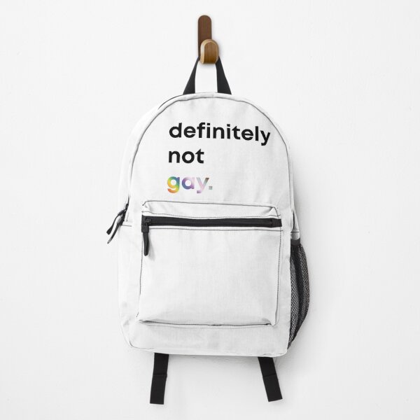 Item preview, Definitely not gay - pride edition designed and sold by mmatt007.