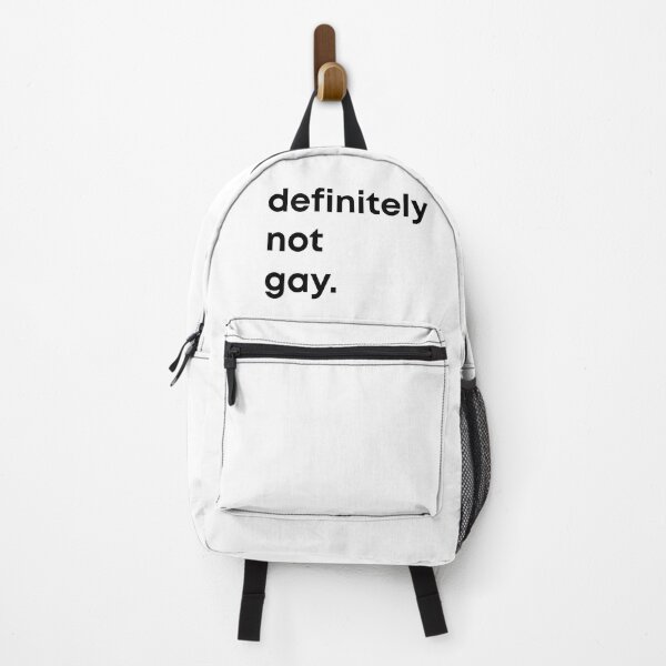 Item preview, Definitely not gay - B&W edition designed and sold by mmatt007.
