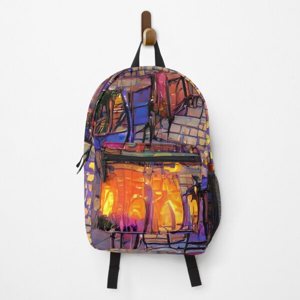 Item preview, Night cafe terrace designed and sold by advanceprintart.