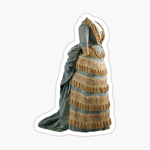 1872 French Ball Gown Sticker