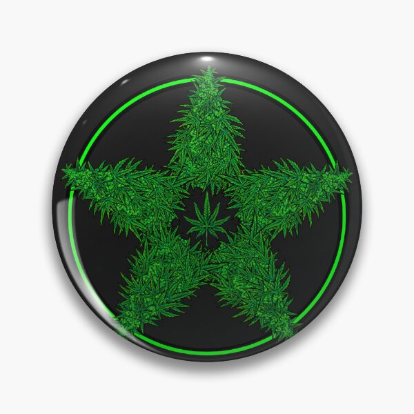 Item preview, Cannabis pentacle stoner witch design designed and sold by YomeHayin.
