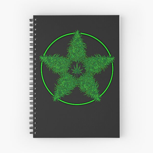 Item preview, Cannabis pentacle stoner witch design designed and sold by YomeHayin.