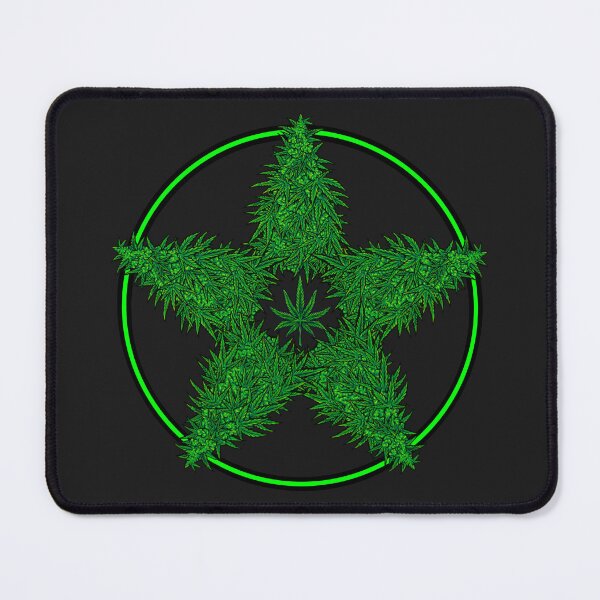 Item preview, Cannabis pentacle stoner witch design designed and sold by YomeHayin.