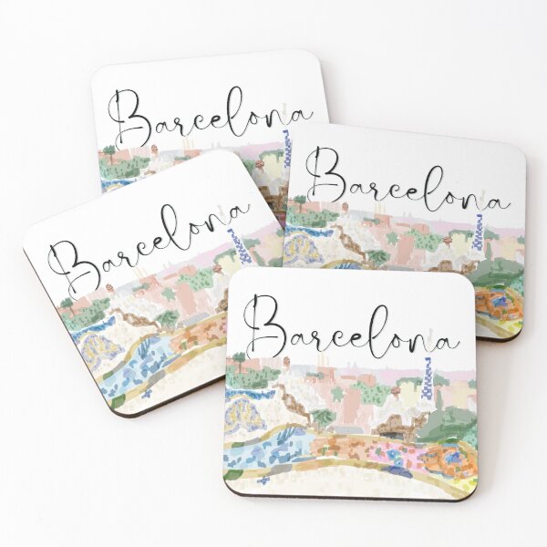 Item preview, Barcelona in Pastels designed and sold by Holly Krill.