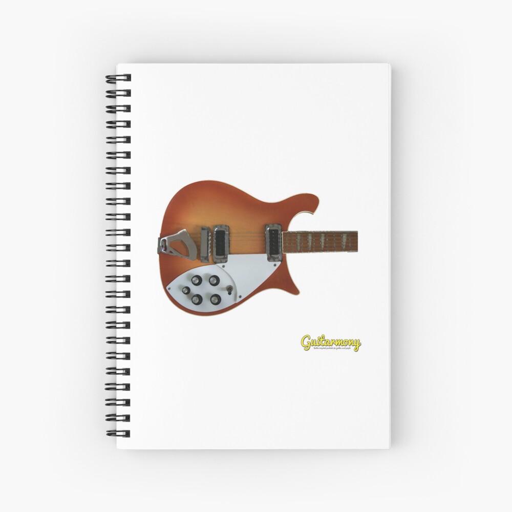 Item preview, Spiral Notebook designed and sold by Guitarmony.