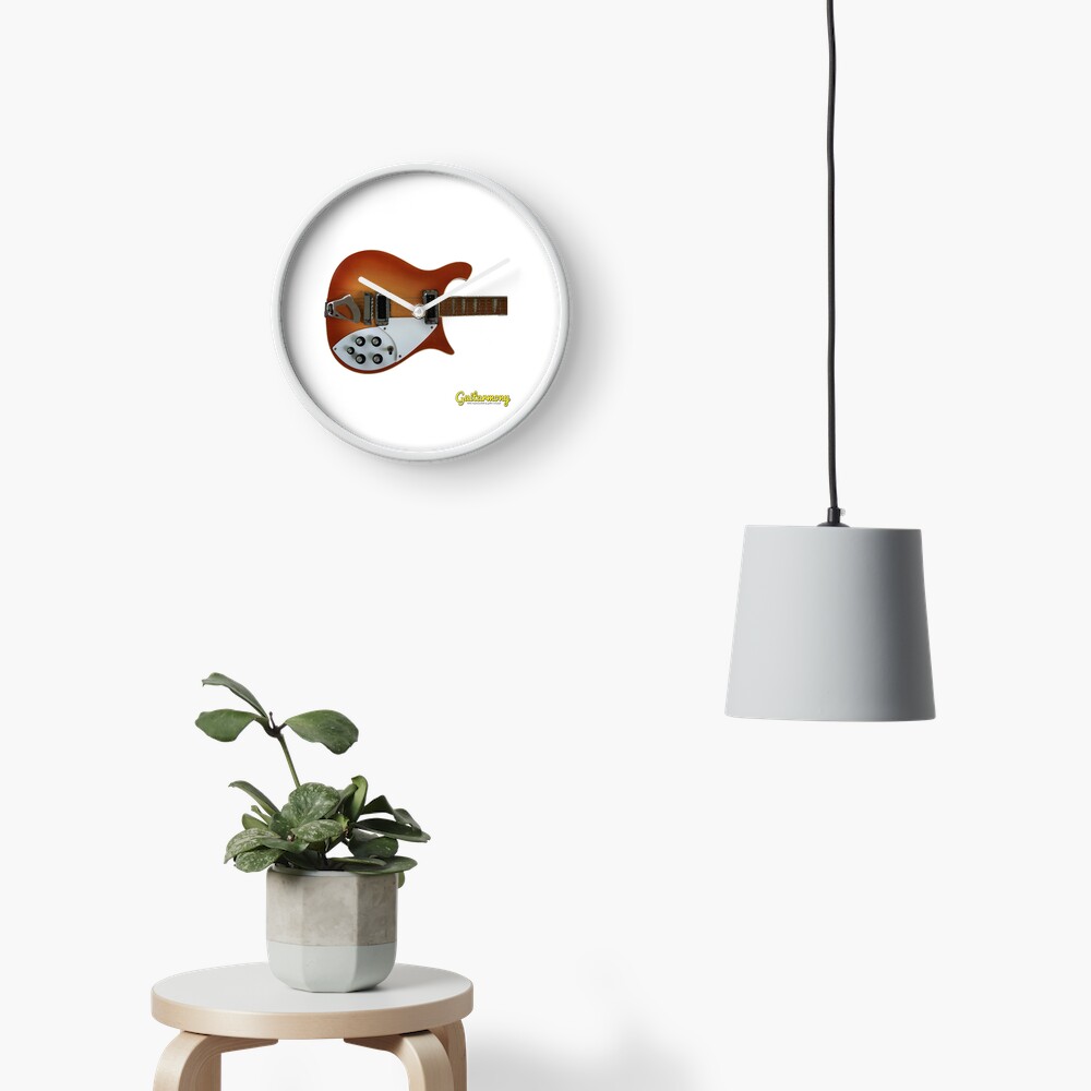 Item preview, Clock designed and sold by Guitarmony.