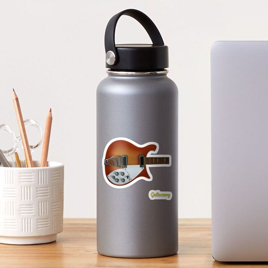 For when 6 strings are just not enough | 12 String Guitar Sticker