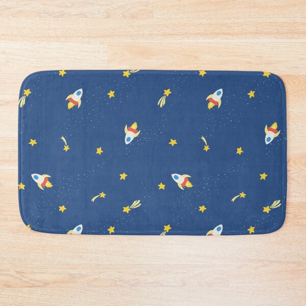 Item preview, Rockets, dark blue, milky way, shooting star, boho, outerspace designed and sold by Ashleigh Fish.