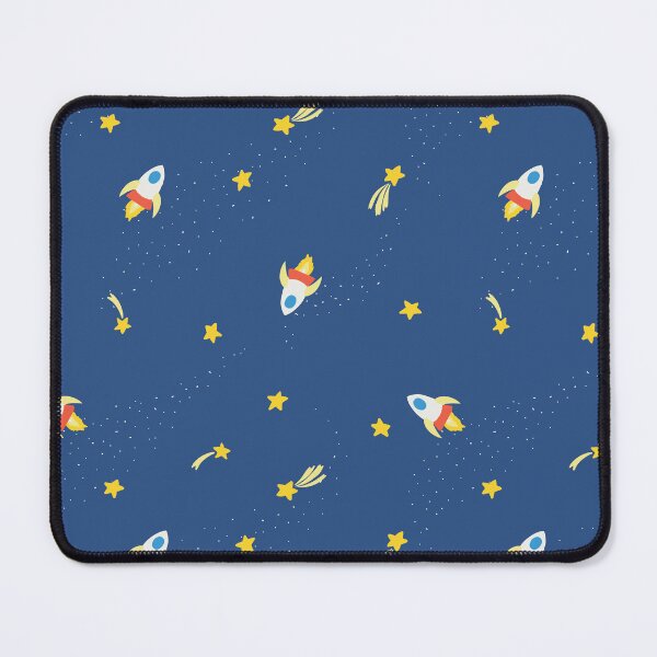 Item preview, Rockets, dark blue, milky way, shooting star, boho, outerspace designed and sold by Ashleigh Fish.
