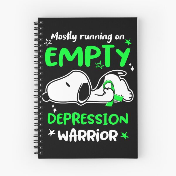 Item preview, Mostly Running on Empty Depression Warrior designed and sold by Wlsnpeggy.