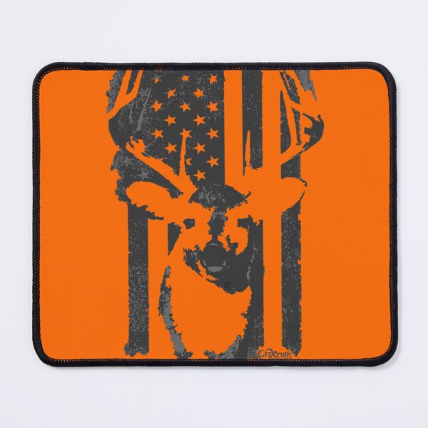 Item preview, Whitetail Buck with American Flag, Deer Hunter Flag Design designed and sold by LifeCrush.
