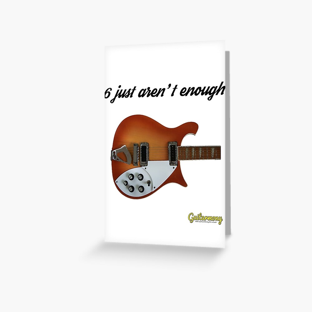 Item preview, Greeting Card designed and sold by Guitarmony.
