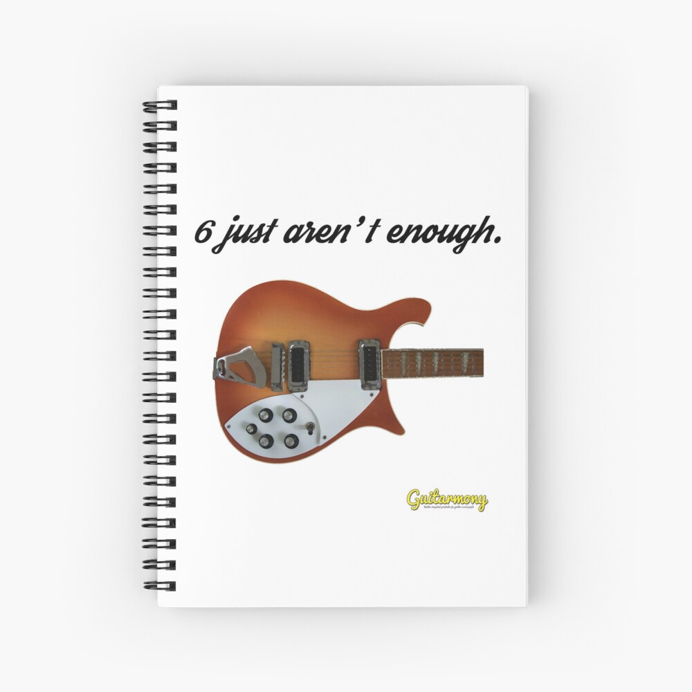 Item preview, Spiral Notebook designed and sold by Guitarmony.