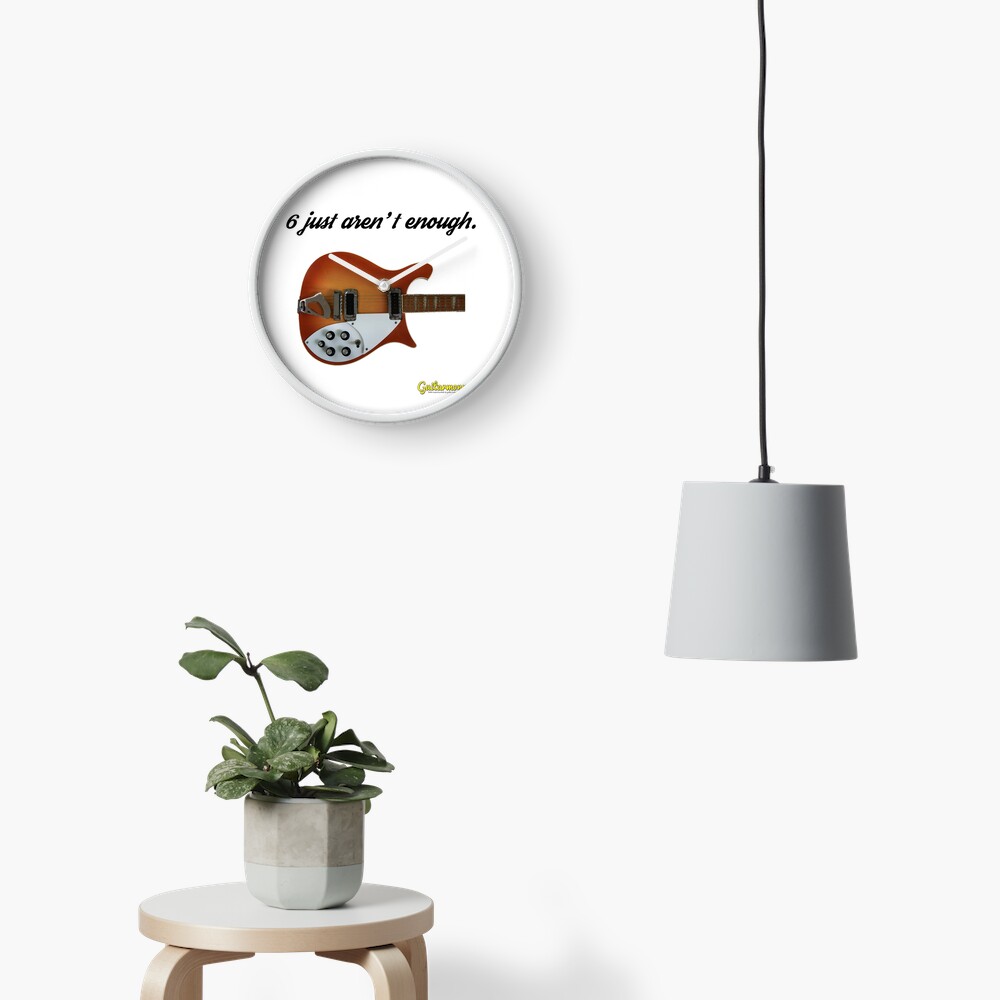 Item preview, Clock designed and sold by Guitarmony.