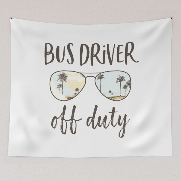 Item preview, Bus Driver Off Duty Funny Last Day of School Summer Vacation designed and sold by MintedFresh.