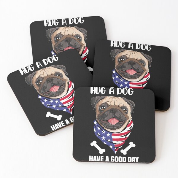Item preview, Hug a Dog and Have a Good Day Funny fourth of July Quote Tee Design Idea For Dog Lovers and Dog Owners designed and sold by Prince - Bestseller ★★★★★.