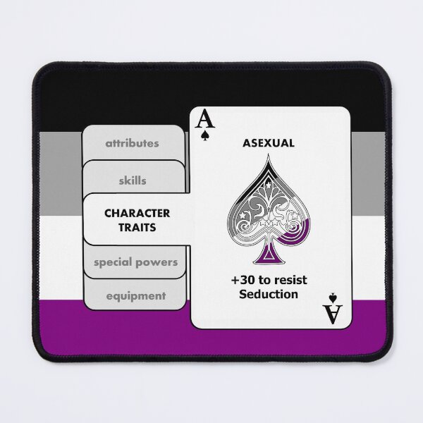 Item preview, Asexual Character Bonus (Spade Symbol) designed and sold by BasiliskOnline.