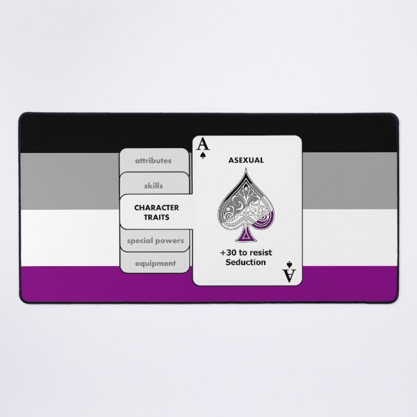 Item preview, Asexual Character Bonus (Spade Symbol) designed and sold by BasiliskOnline.