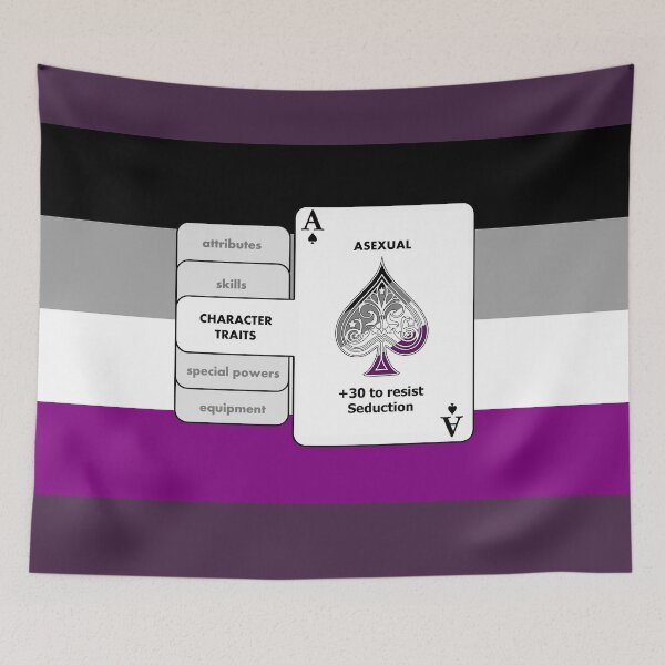 Item preview, Asexual Character Bonus (Spade Symbol) designed and sold by BasiliskOnline.